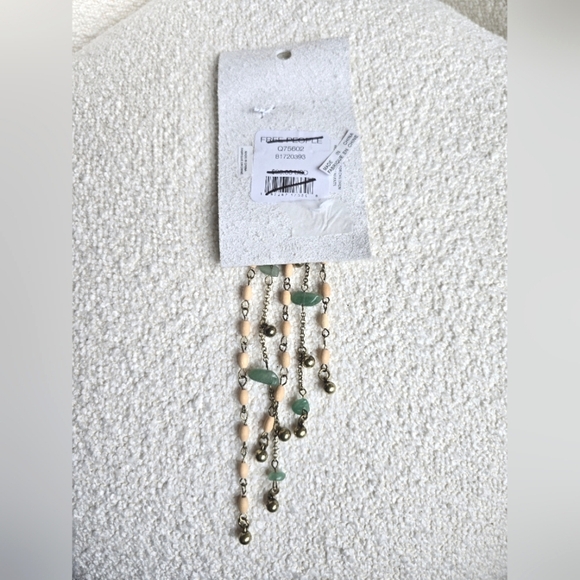 NWT - Free People, Distractions Ear Party, Gold/Jade/Neutral -$30 - Picture 7 of 7